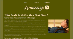 Desktop Screenshot of amassageinc.com